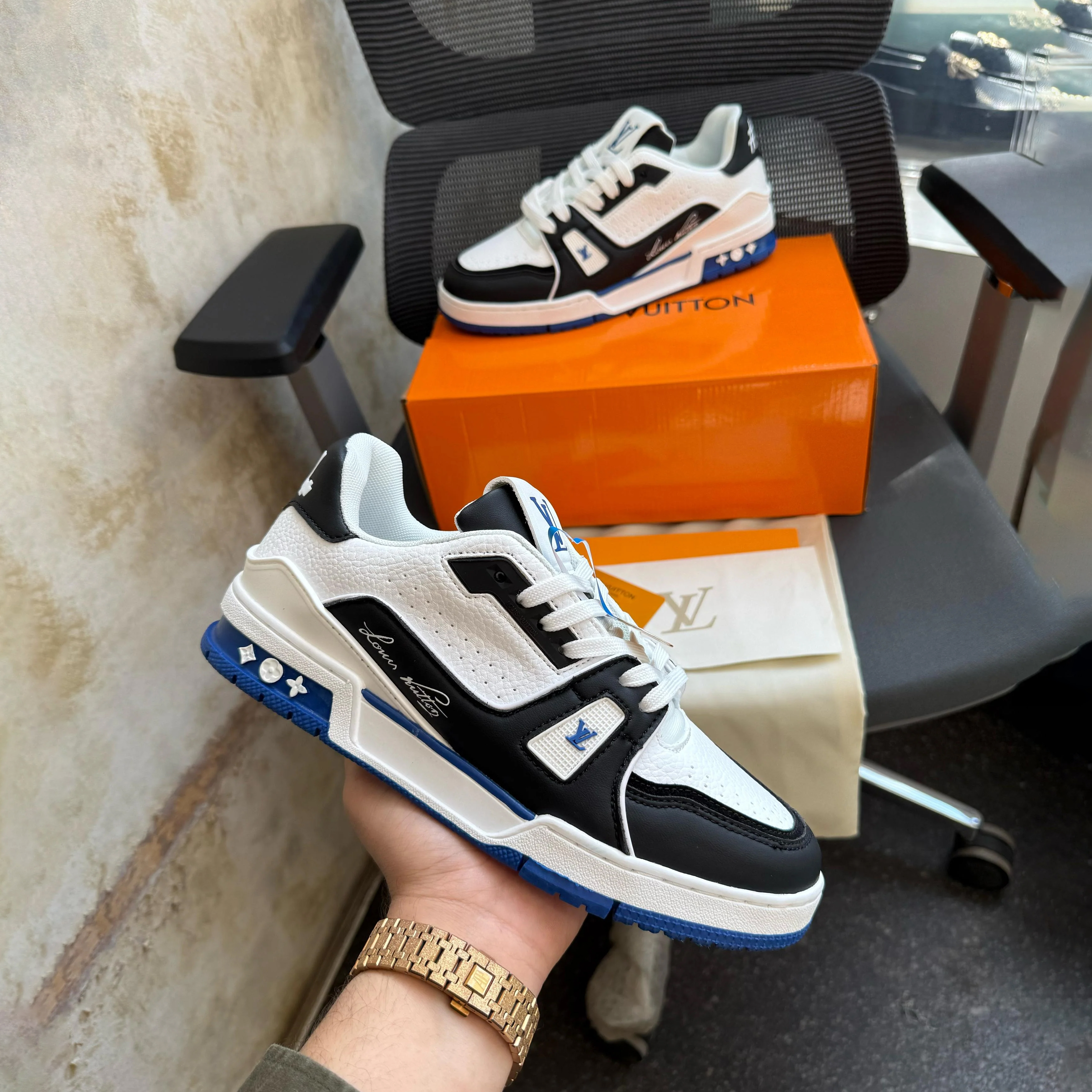 Louis Vuitton Trainer Blue