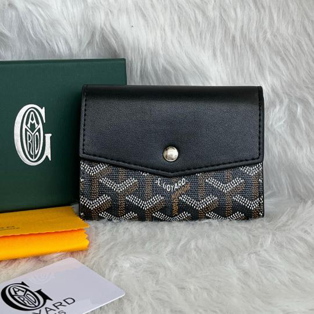 4 Goyard Gabriel Wallet Black