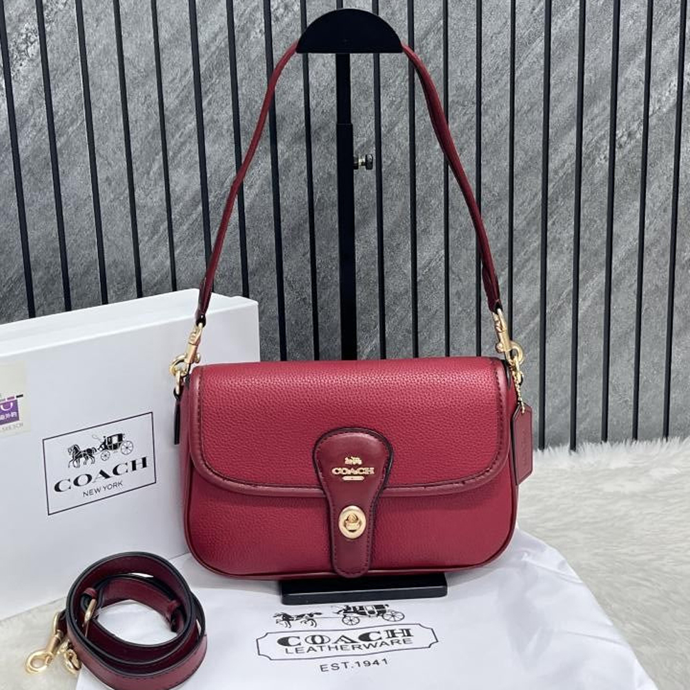 11 Coach Turnlock Hadley Black Shoulder