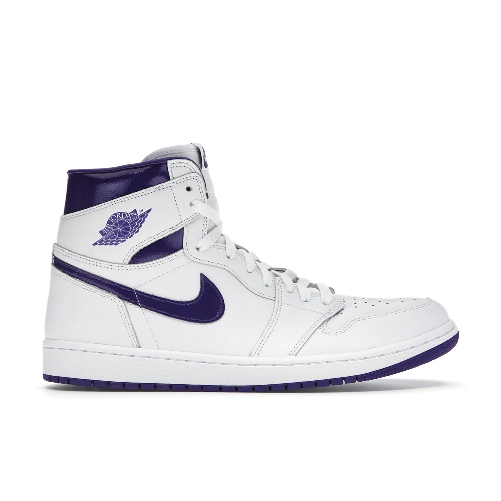 NIKE AIR JORDAN 1 HIGH COURT PURPLE WHITE