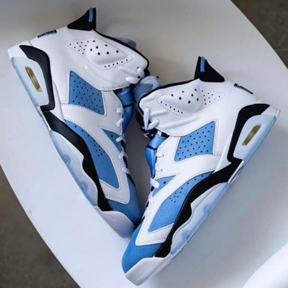 NIKE AIR JORDAN 6 UNC BLUE
