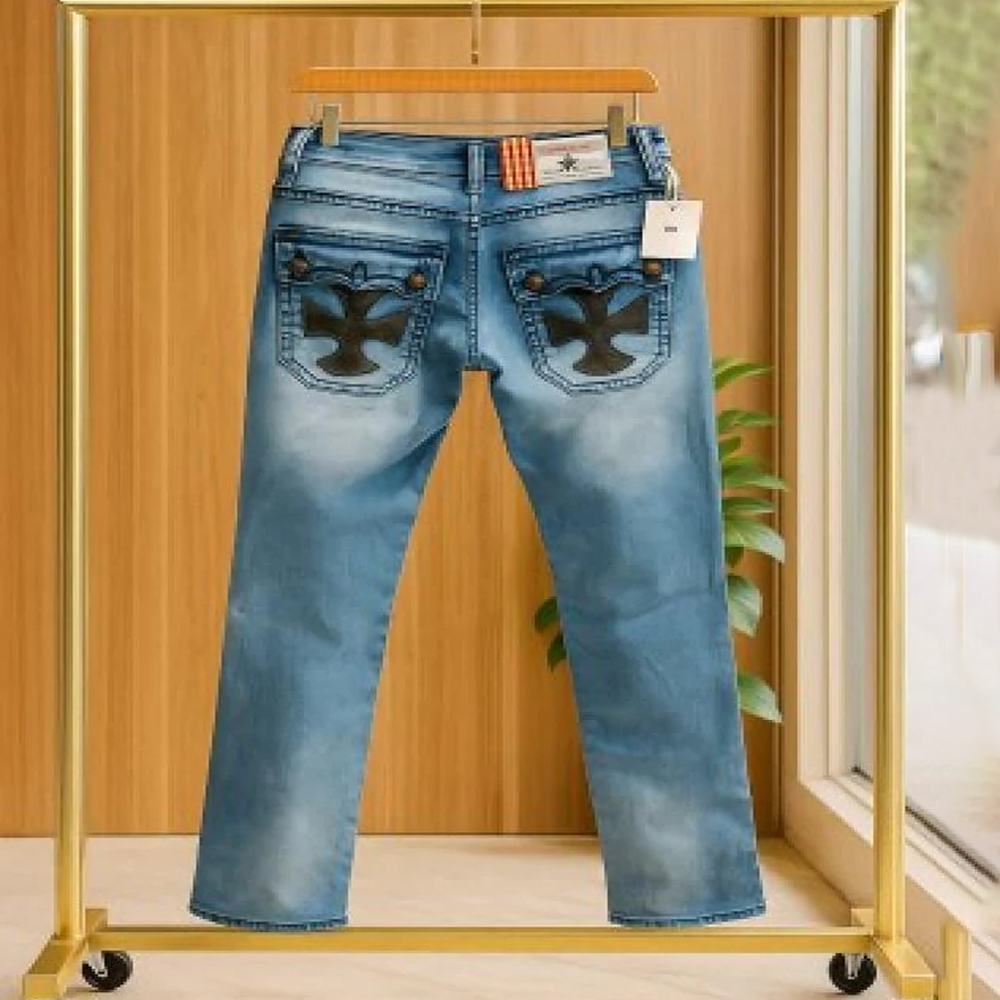 LAGUNA BEACH SKY BLUE DENIM STRAIGHT FIT