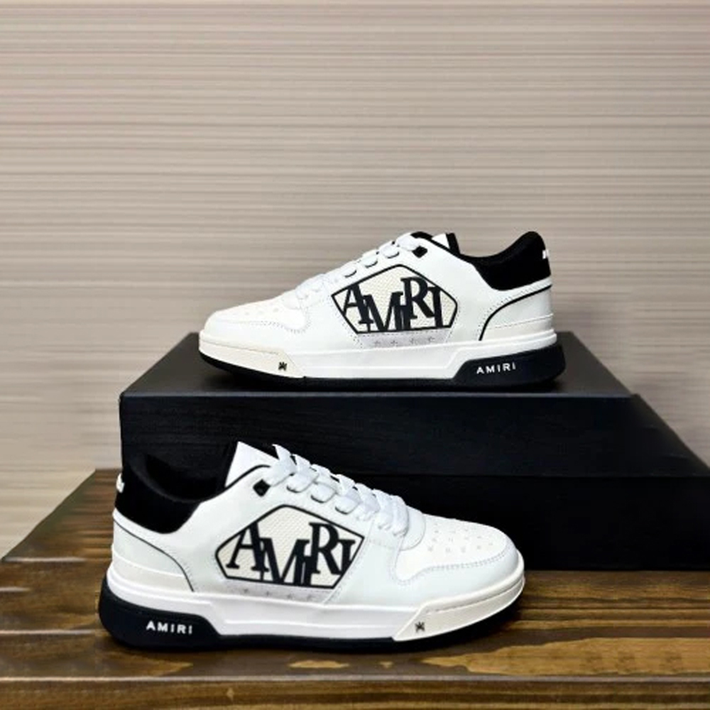 Amiri Classic Low Top Sneakers White Black