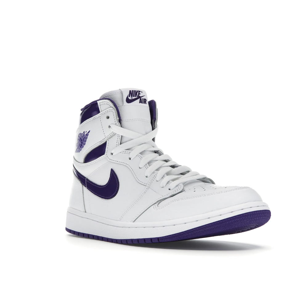 NIKE AIR JORDAN 1 HIGH COURT PURPLE WHITE