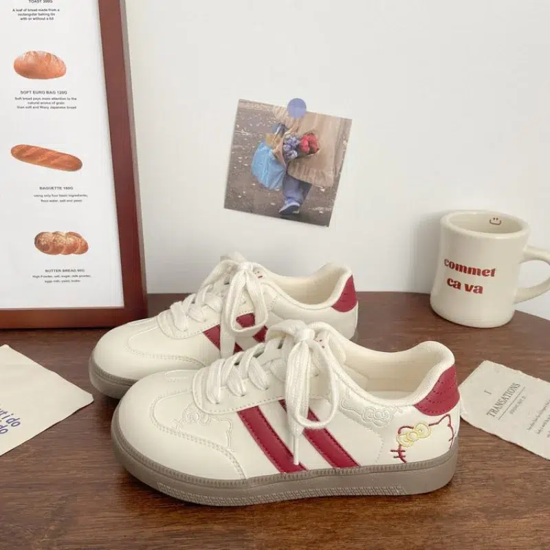 2025 New Women's German Trainers - Leather Student Sneakers with Breathable Design, Versatile Casual Shoes for Spring/Fall