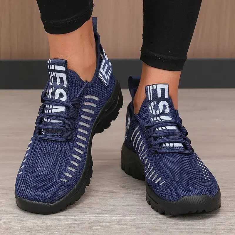 2025 Fashion Mesh Running Shoes Men Women Breathable Lightweight Cushioned Sole Sports Gym Outdoor Training Sneakers Quick Dry