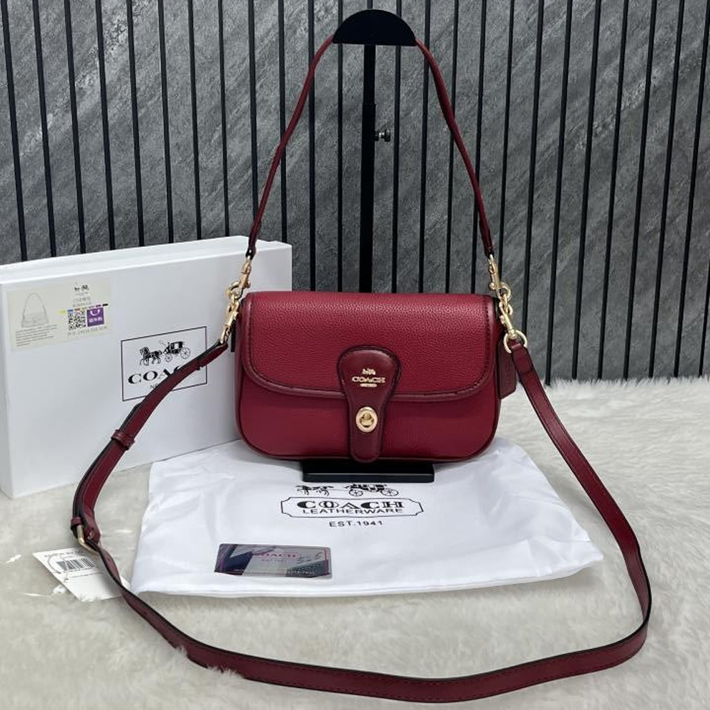 11 Coach Turnlock Hadley Black Shoulder Crossbody Bag With OriginalBox