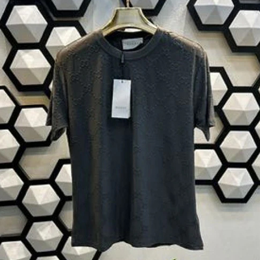 GC LOGO EMBOSSED PREMIUM GREY TSHIRT